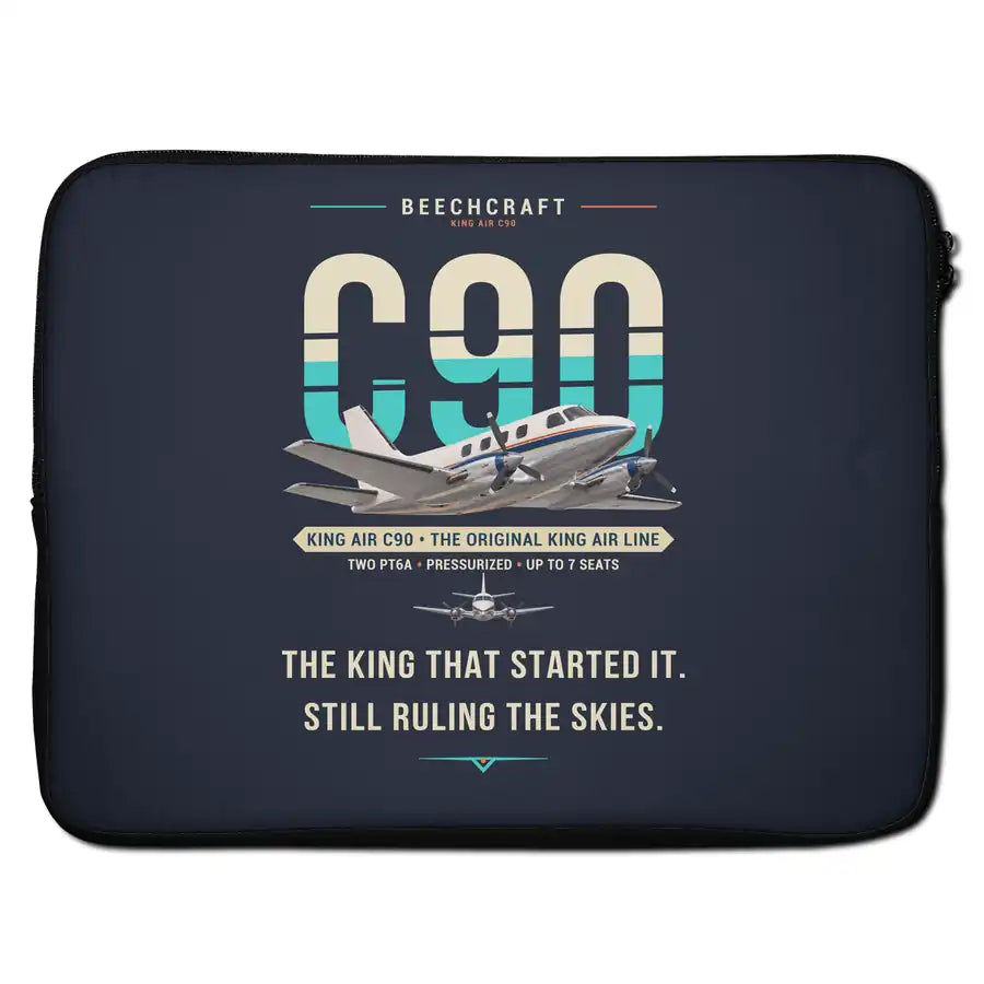 Beechcraft King Air C90 - Original - Laptop Sleeve
