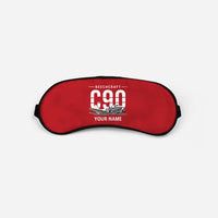 Thumbnail for Beechcraft King Air C90 - Original + Name - Sleep Mask - Red