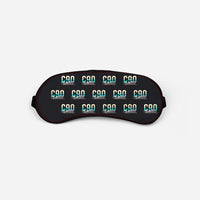Thumbnail for Beechcraft King Air C90 - Original Pattern - Sleep Mask - Black