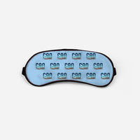 Thumbnail for Beechcraft King Air C90 - Original Pattern - Sleep Mask - Light Blue