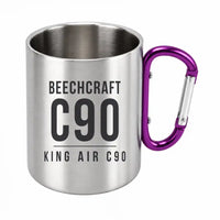 Thumbnail for Beechcraft King Air C90 - Outdoors Mug - Tag - Purple