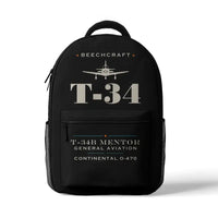 Thumbnail for Beechcraft T-34B Mentor - 3D Backpack - Heritage - Black
