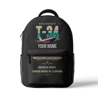 Thumbnail for Beechcraft T-34B Mentor - 3D Backpack - Original + Name - Gray