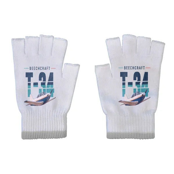 Beechcraft T-34B Mentor - Gloves - Cut - Original - Light Gray