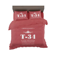 Thumbnail for Beechcraft T-34B Mentor - Heritage - Bedding Set - Red