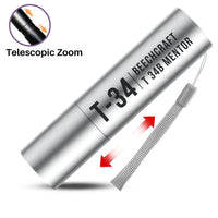 Thumbnail for Beechcraft T-34B Mentor - Mini LED Flashlight - Tag - Silver