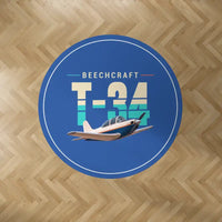 Thumbnail for Beechcraft T-34B Mentor - Original - Round Carpet - Blue