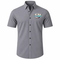 Thumbnail for Beechcraft T-34B Mentor - Short Sleeve Shirt - Original - Gray