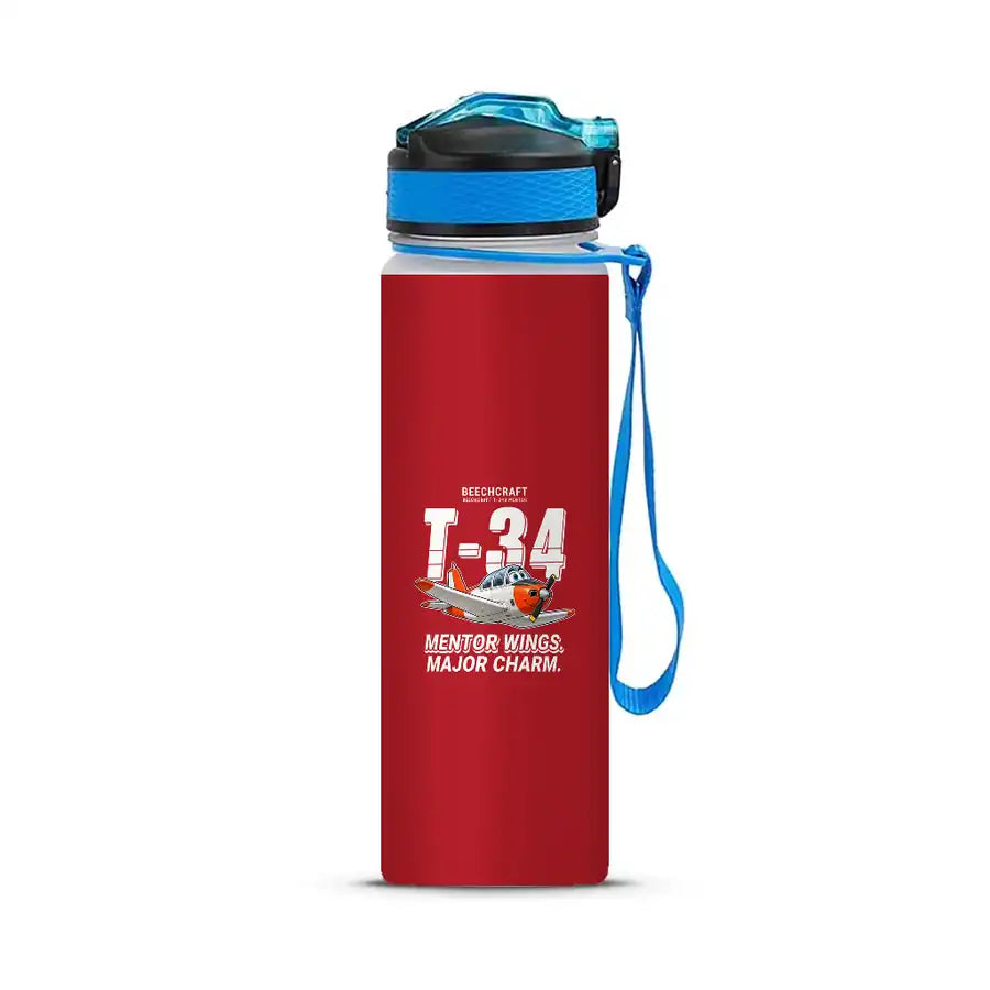 Beechcraft T-34B Mentor - Sports Kettle - Cartoon - Red