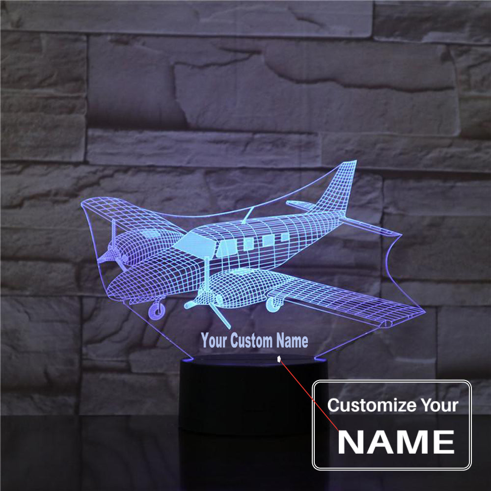 Beechcraft King Air Designed 3D Lamp