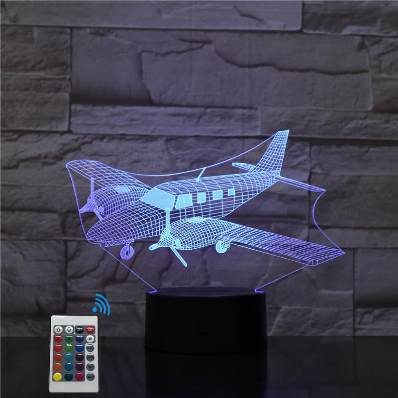 Beechcraft King Air Designed 3D Lamp