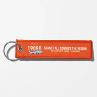 Thumbnail for Beechcraft 1900D Aviator Key Chains - Orange