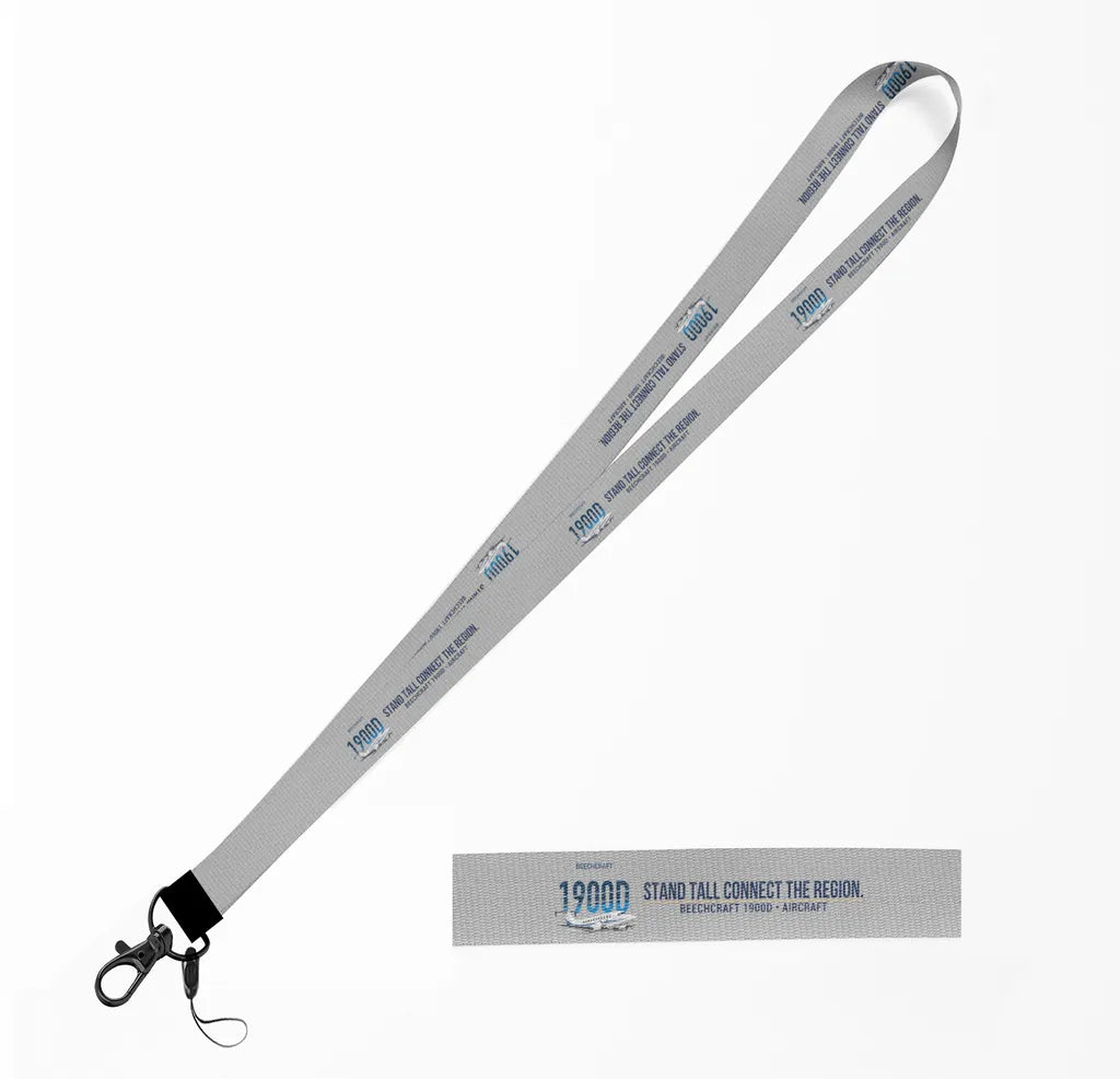 Beechcraft 1900D lanyard - light gray