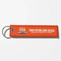 Thumbnail for Beechcraft Baron G58 Aviator Key Chains - Orange