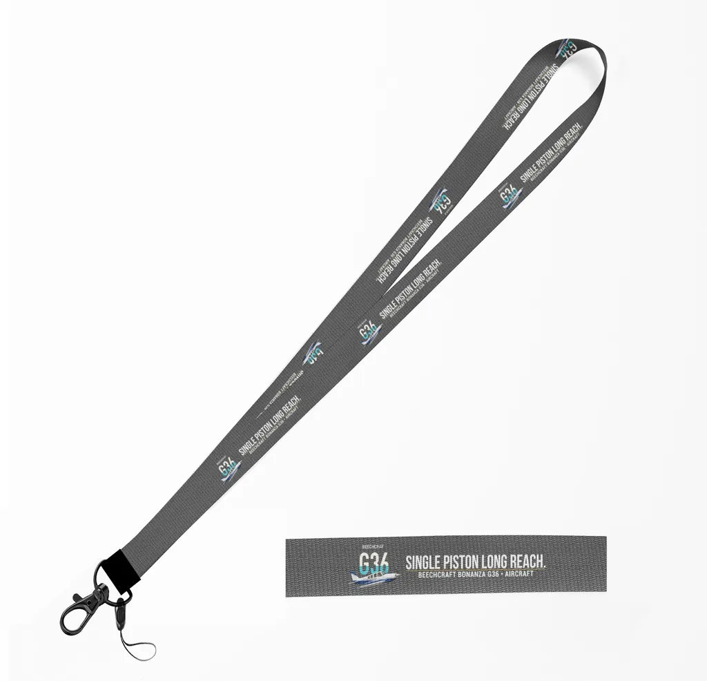 Beechcraft Bonanza G36 lanyard - gray