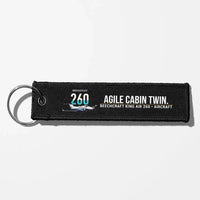 Thumbnail for Beechcraft King Air 260 Aviator Key Chains - Black