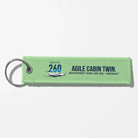 Thumbnail for Beechcraft King Air 260 Aviator Key Chains - Light Green