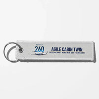 Thumbnail for Beechcraft King Air 260 Aviator Key Chains - White