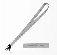 Thumbnail for Beechworth City Series lanyard - light gray
