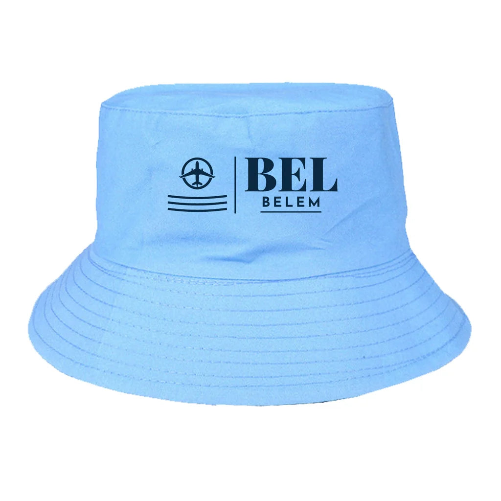 Belem Val de Cans - Julio Cezar Ribeiro International Airport (BEL) summer hat - light blue