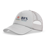 Thumbnail for Belfast International Airport (BFS) trucker cap - white