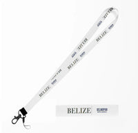 Thumbnail for Belize Country Series lanyard - white