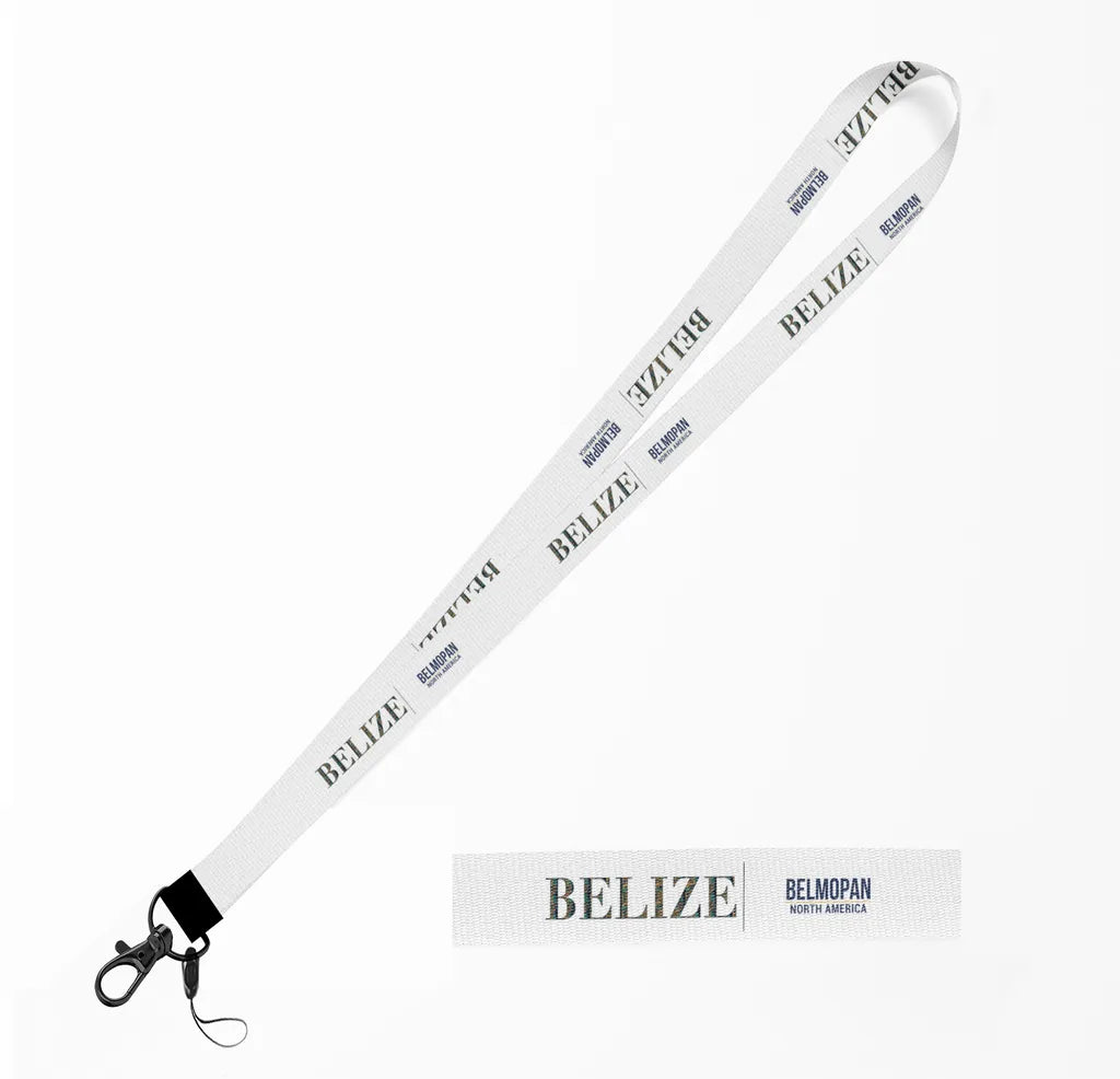 Belize Country Series lanyard - white