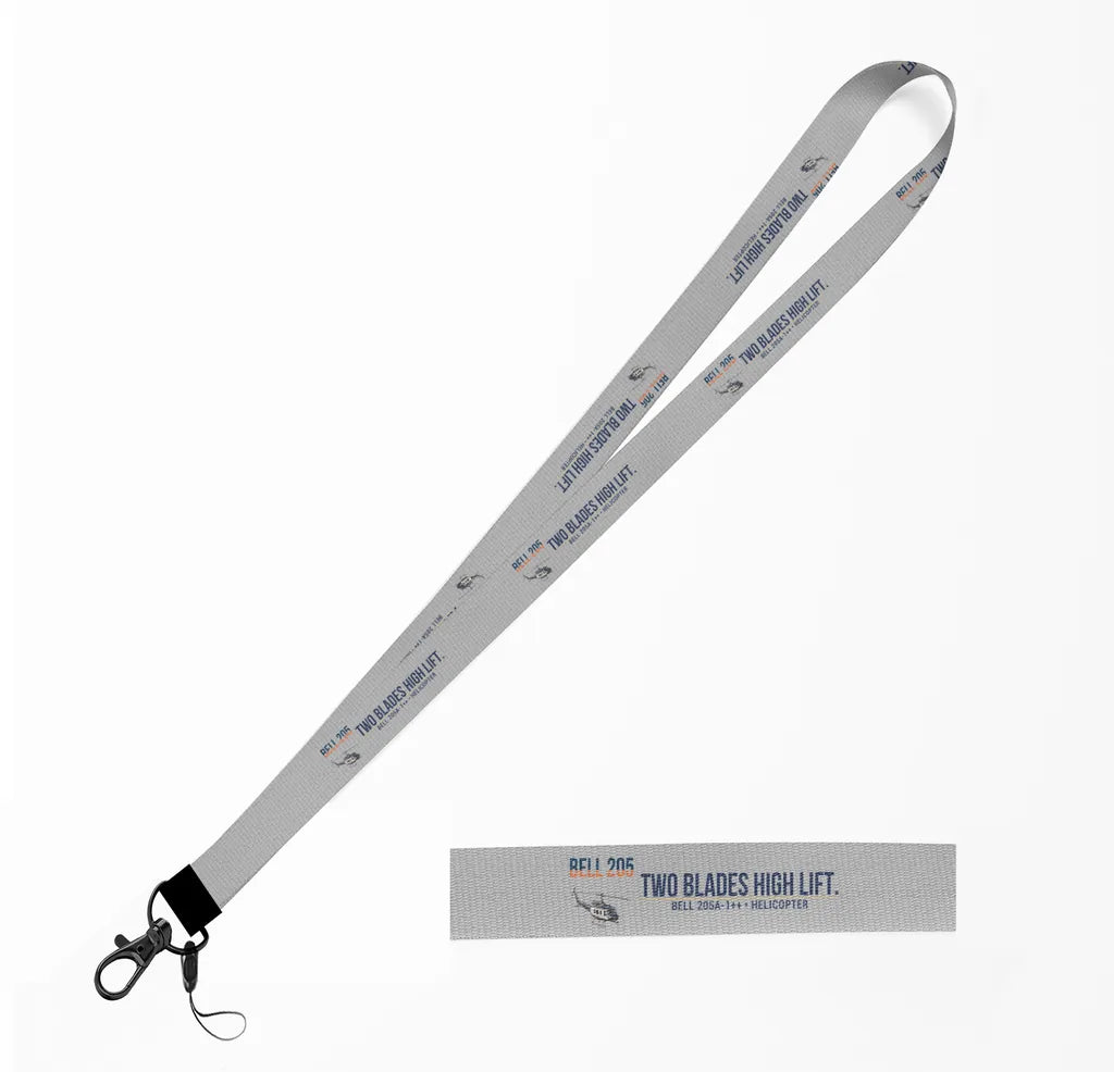 Bell 205A-1++ lanyard - light gray
