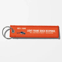 Thumbnail for Bell 505 Public Safety Aviator Key Chains - Orange