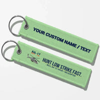 Thumbnail for Bell AH-1Z Viper Aviator Key Chains - Light Green - Personalized