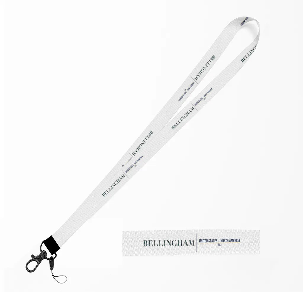 Bellingham City Series lanyard - white
