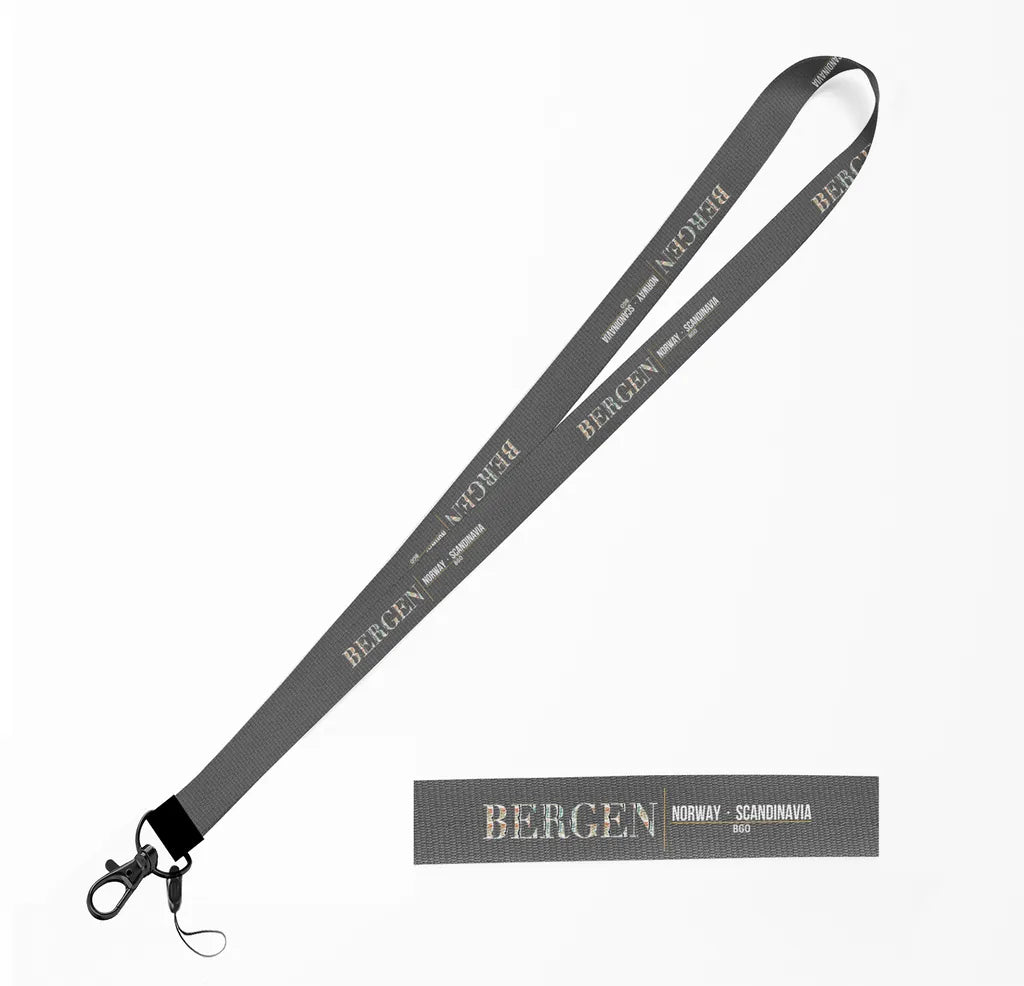 Bergen City Series lanyard - gray