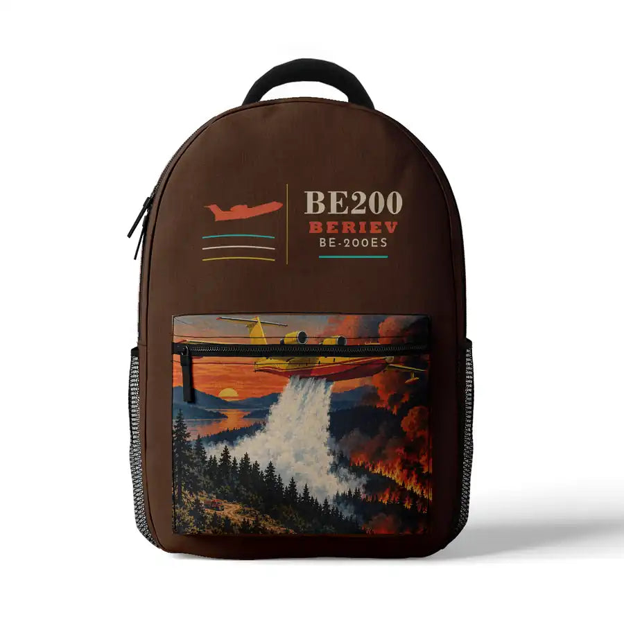 Beriev Be-200ES - 3D Backpack - Brown