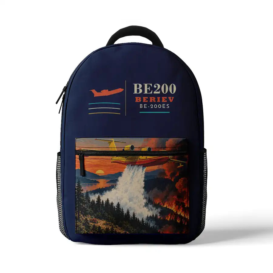 Beriev Be-200ES - 3D Backpack - Dark Blue