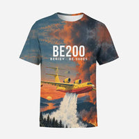 Thumbnail for Beriev Be-200ES 3D All-Over Print Clothing - T-Shirt - 3D