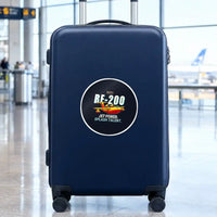 Thumbnail for Beriev Be-200ES - Cartoon - Circle Sticker - Suitcase