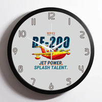 Thumbnail for Beriev Be-200ES - Cartoon - Framed - Light Gray