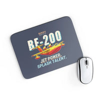 Thumbnail for Beriev Be-200ES - Cartoon - Mouse Pad - Navy Blue