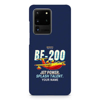 Thumbnail for Beriev Be-200ES - Cartoon + Name - Samsung Case - Navy Blue