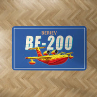Thumbnail for Beriev Be-200ES - Cartoon - Rectangle Carpet - Blue