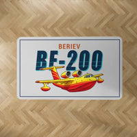 Thumbnail for Beriev Be-200ES - Cartoon - Rectangle Carpet - Light Gray