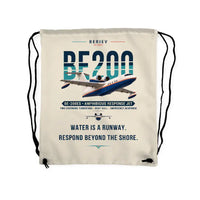 Thumbnail for Beriev Be-200ES - Drawstring Bag - Original - Beige