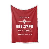 Thumbnail for Beriev Be-200ES - Heritage + Name - Blanket - Red