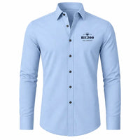 Thumbnail for Beriev Be-200ES - Long Sleeve Shirt - Heritage - Light Blue