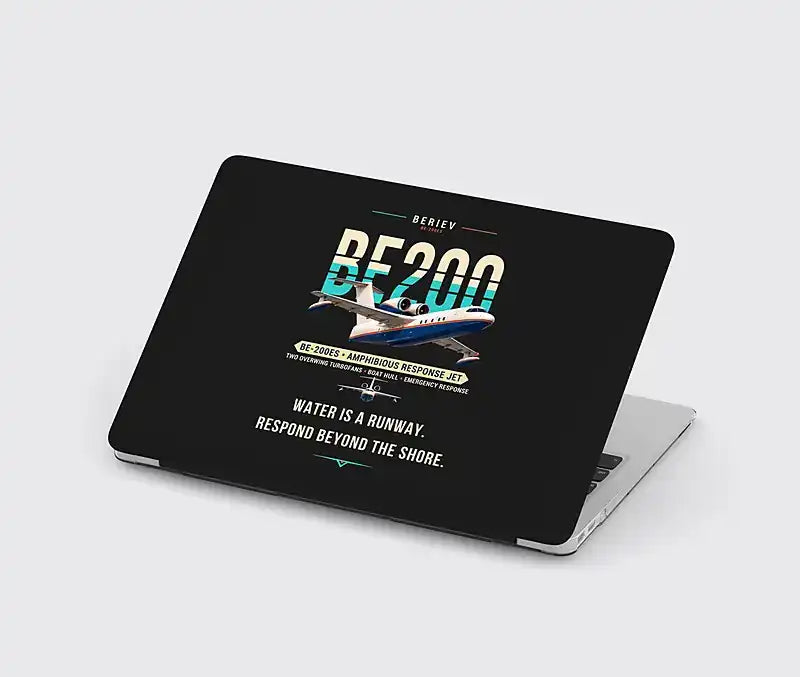 Beriev Be-200ES - Original - MacBook Case - Black