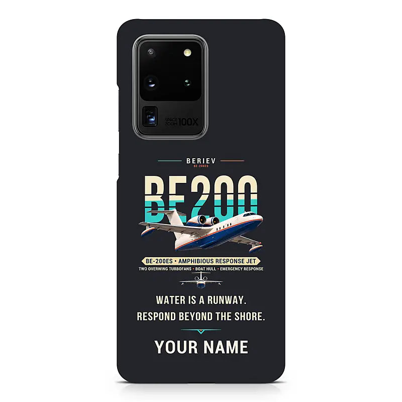 Beriev Be-200ES - Original + Name - Samsung Case - Black