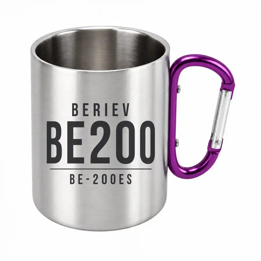 Beriev Be-200ES - Outdoors Mug - Tag - Purple