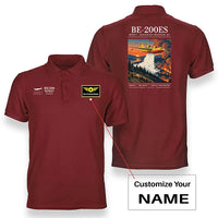 Thumbnail for Beriev Be-200ES - Poster - Double-Side Polo - Red + Name