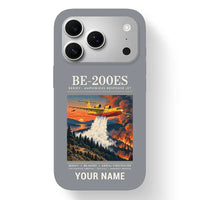 Thumbnail for Beriev Be-200ES - Poster + Name - MagSafe iPhone 17 Pro - Gray