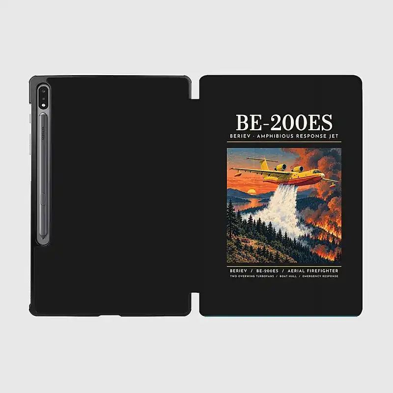Beriev Be-200ES - Poster - Samsung Tablet - Black